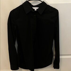 Time and Tru Black Dress Shirt for Women